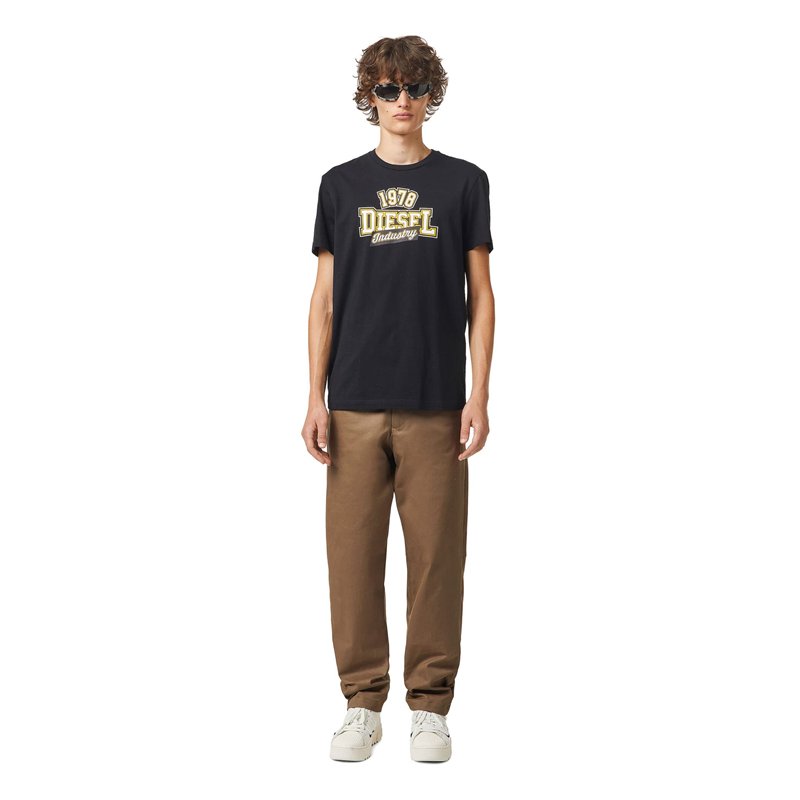 Image secondaire de Diesel T-shirt pour homme - Imprimé 1978 - Noir, Noir 9xx, S