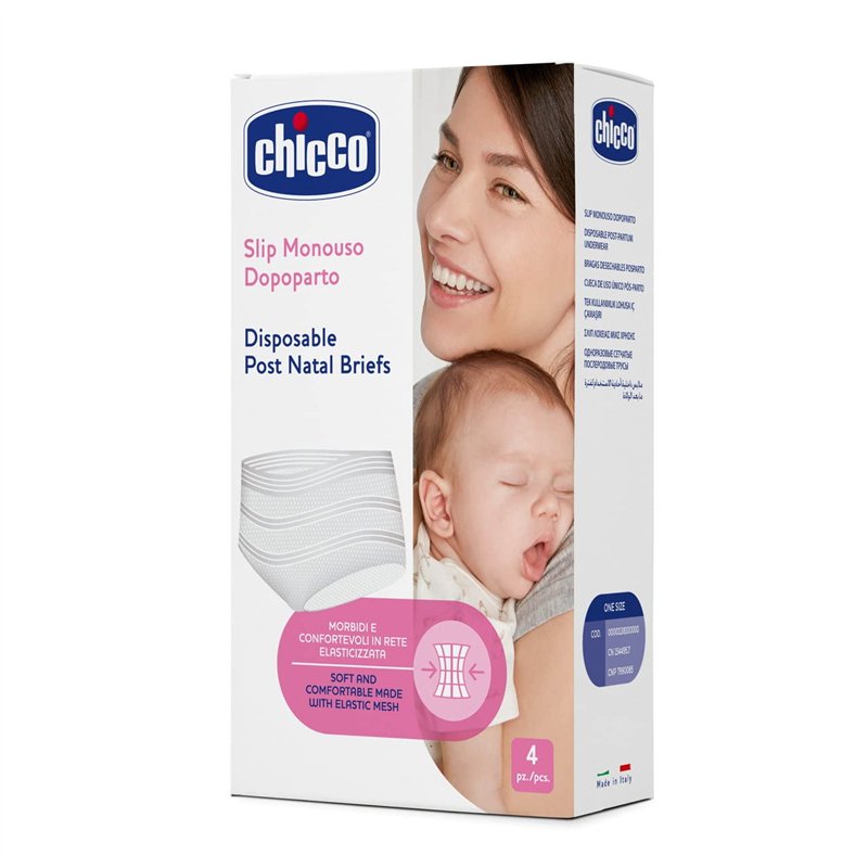 Chicco Disposable Post natal briefs/culotte jetable postnatale, Blanc Taille unique