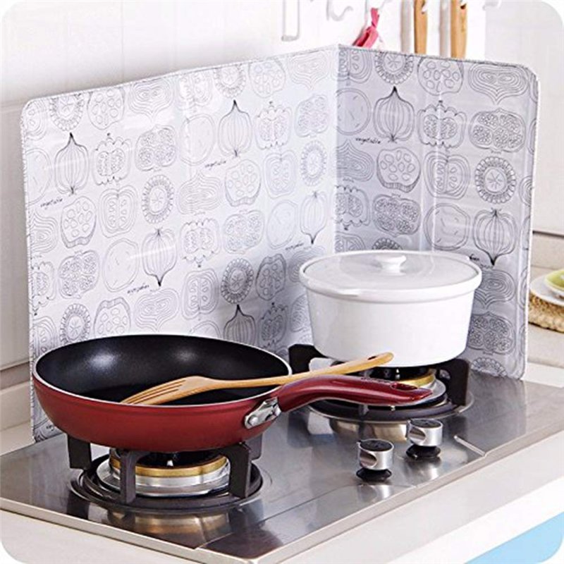 Image secondaire de Anti Éclabousser Bouclier Garder Cuisine Cuisine Friture Poêle Huile Éclaboussure Écran Couverture