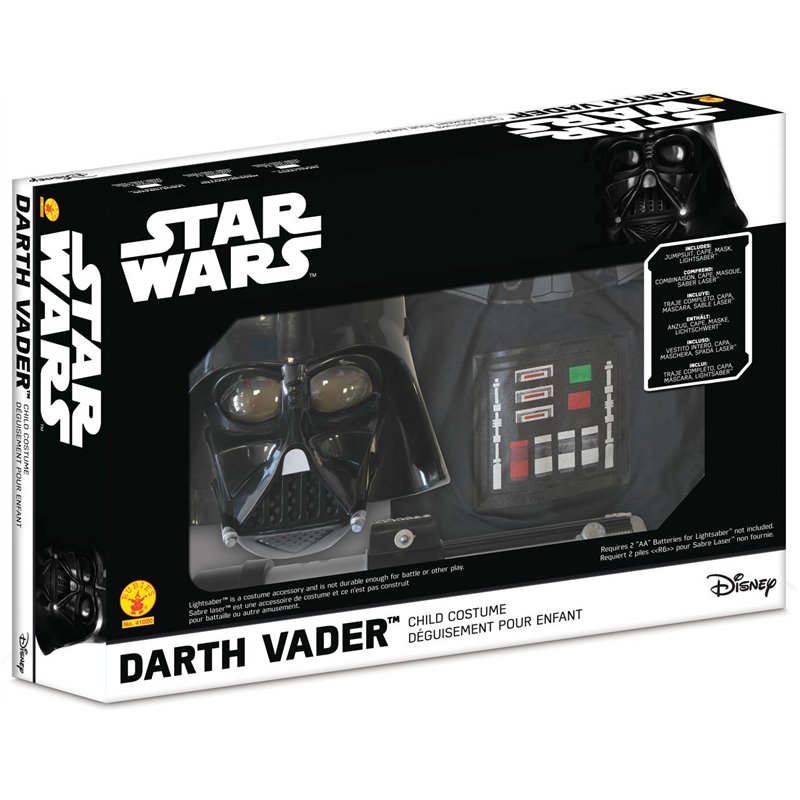 Image secondaire de RUBIE'S-déguisement Officiel - Star Wars- Costume Panoplie Dark Vador - Taille M 5-7 Ans- ST-41020M