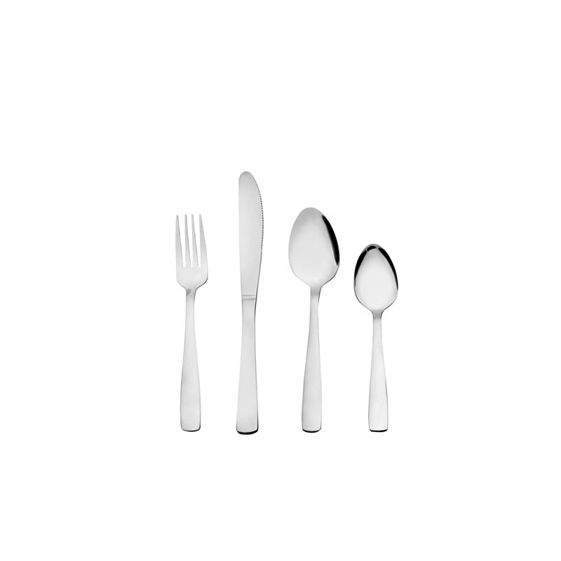 Otto Koning Hannover Ensemble de Couverts de Table de 16 Pièces, en Acier Inoxydable, Finition Poli Brillant, Parfait pour un Us