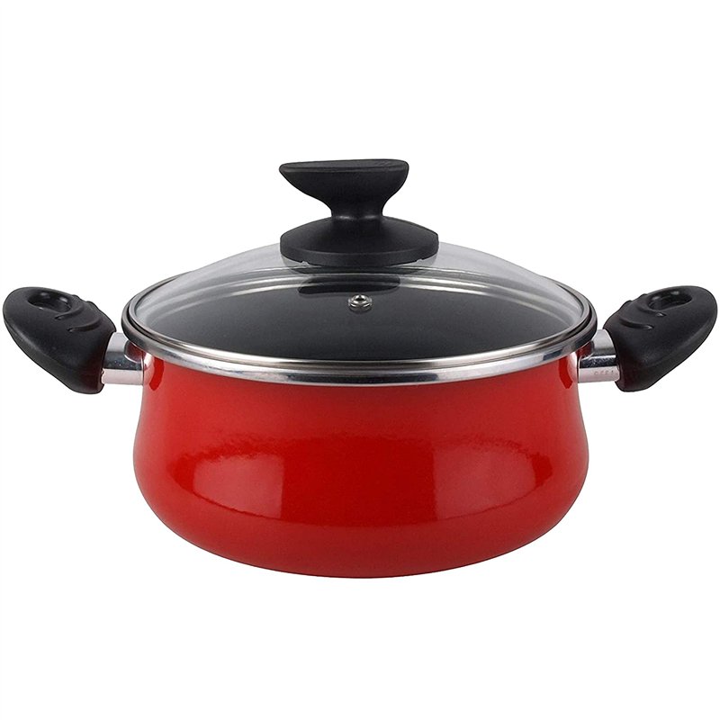MAGEFESA Megafesa Praga - Faitout avec Couvercle, diamètre 20 cm, Grenat