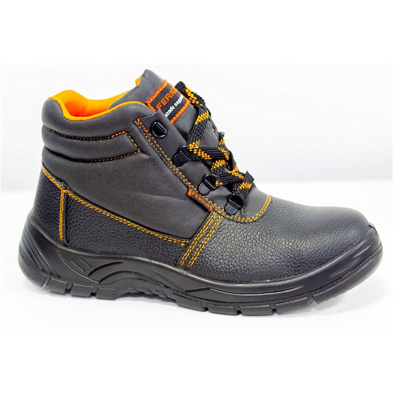 Image secondaire de FERKO ZF-60055S/43 Bottes Cuir Noir S1P SRA Bout et Semelle Acier Taille 43