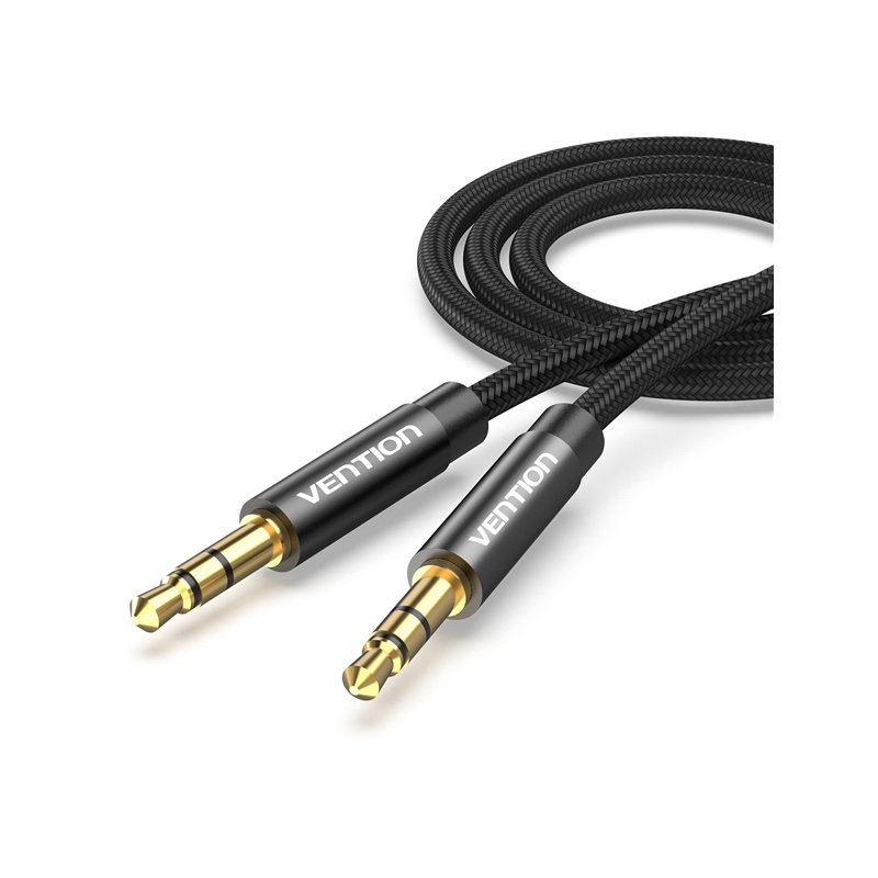Vention Câble Jack Audio Câble Auxiliaire 3.5mm Mâle vers Mâle Nylon Tressé Jack Stéréo Câble Aux Voiture pour Autoradios, iPhone