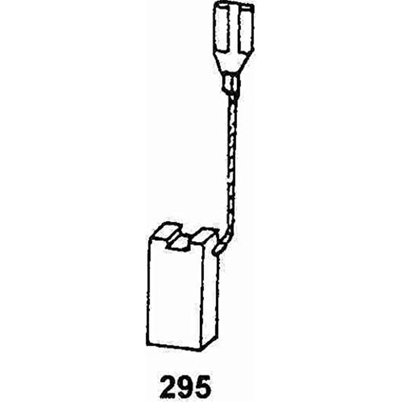 Balais de Charbon Asein 1229 pour Outils Électriques DeWalt - 6,3x12,5x21,5 mm - Avec Arrêt Automatique - Remplace les pièces d'
