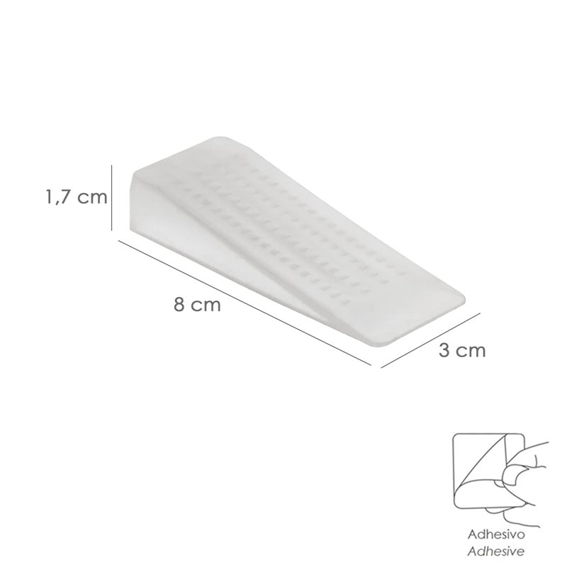 Image secondaire de WOLFPACK 5320350 Lot de 2 butées de Porte Transparent