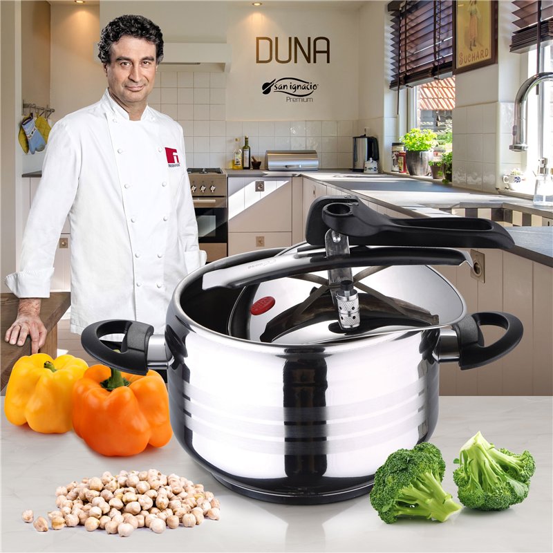 Image secondaire de Autocuiseur en acier inoxydable - 5 l San Ignacio Premium DUNA