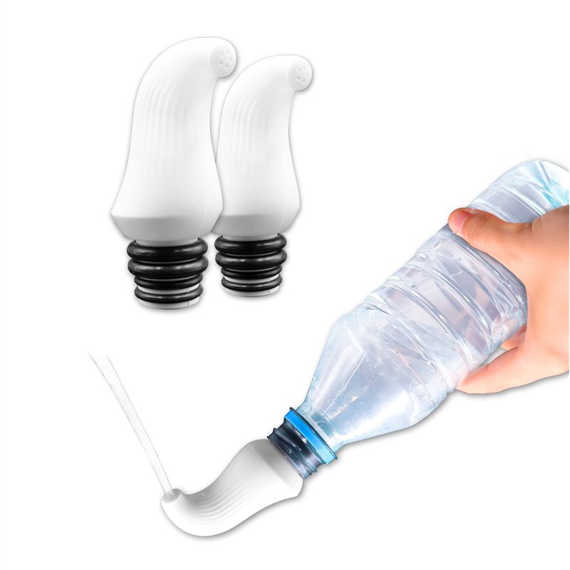 PEPE Mobility - Bidet Portable pour l'Hygiène Intime (x2 Unités, Bouteille Non Incluse), Voyage, Pulvérisateur, Compatible avec