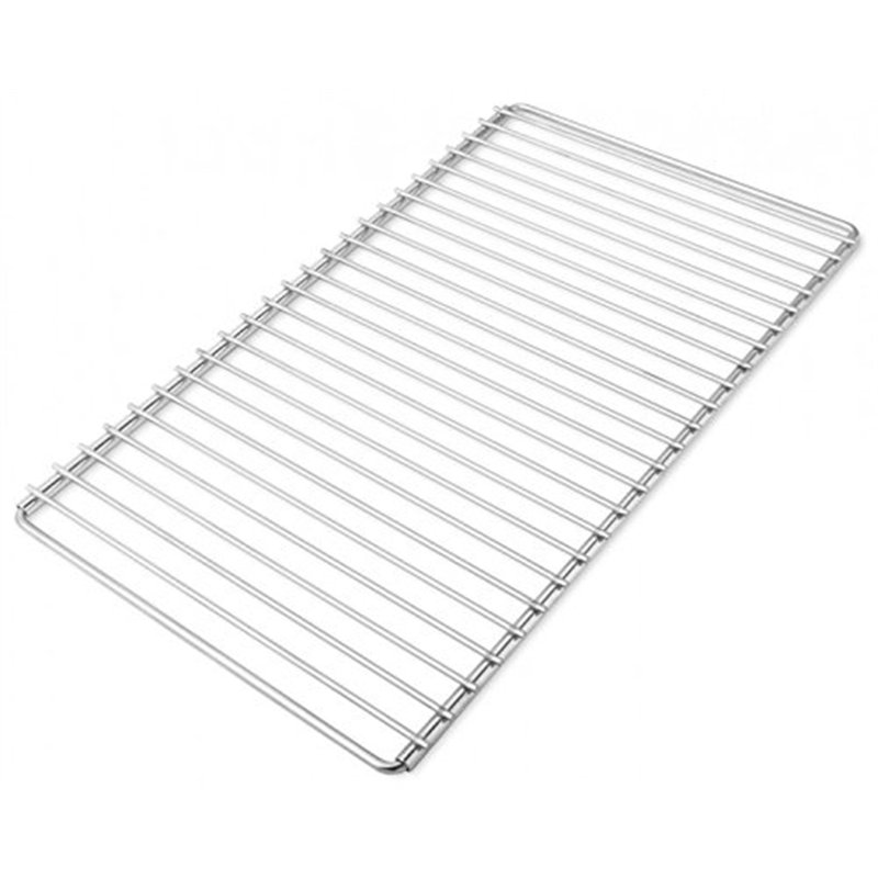 Deos-grill Grille de Barbecue en INOX européene, réglable en Largeur, de 50-60x30cm, Grille Extensible