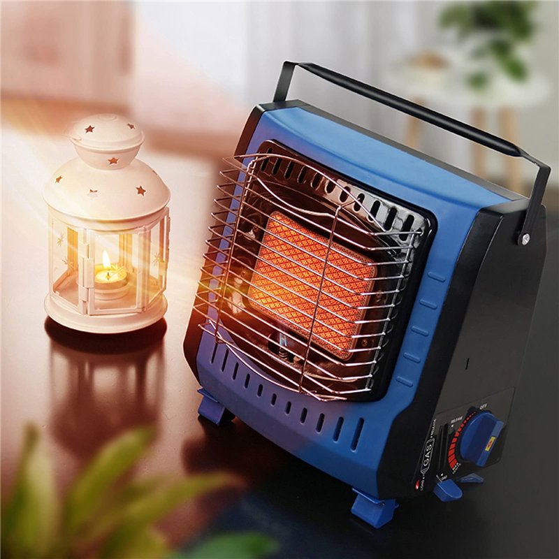 Aocet Chauffage à Gaz en Céramique, Chauffage de Camping Tente Extérieur Portable, Chauffe-Compact Gaz Mobile pour Camping Pêche
