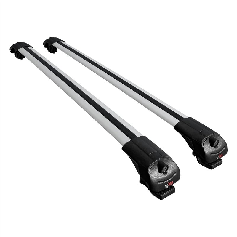 apline Compatible avec Dacia Duster 2 (HM) 2018-2024 ACE-1 Barres de Toit Railing Porte-Bagages de Voiture Gris Aluminium 2 Barr