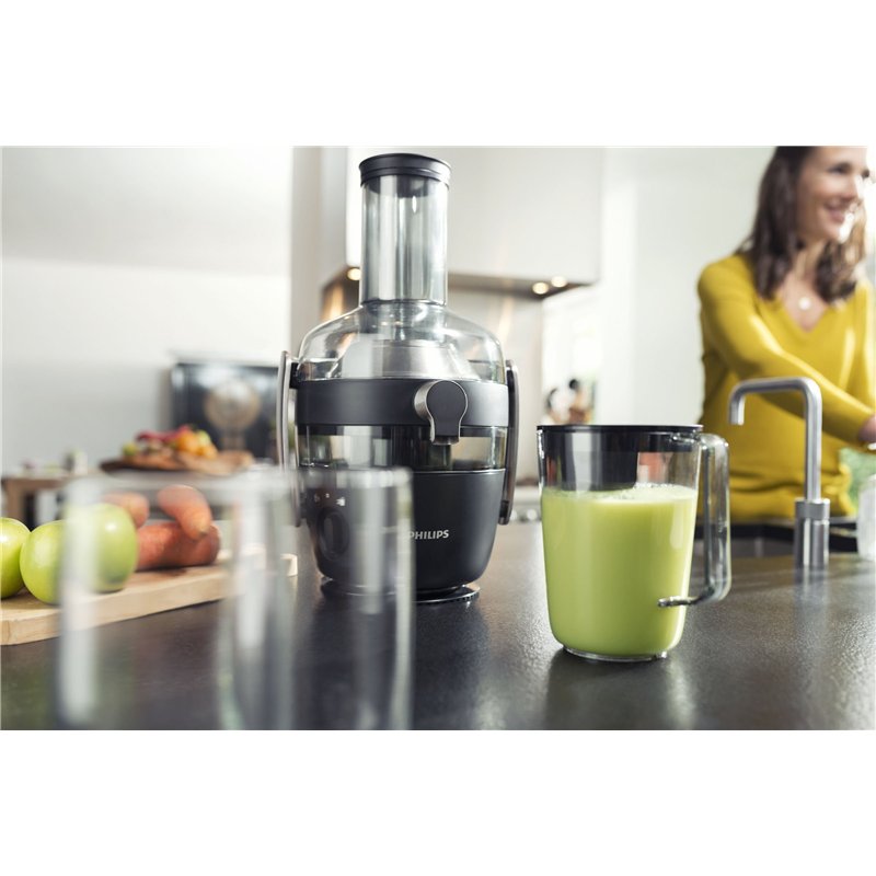 Image secondaire de Philips hr1919/70 Centrifugeuse, fiberboost, Quick Clean Technologie, fonction de pré-nettoyage Noir 1000 W