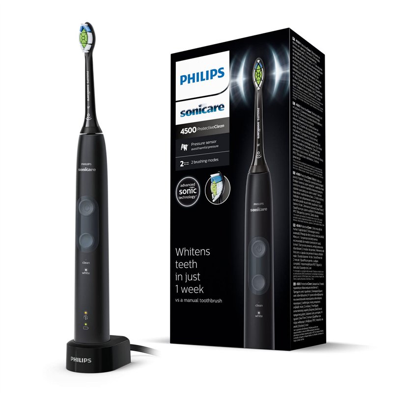 Brosse à dents électrique Philips HX6830/44 Protective Clean 4500 Noir