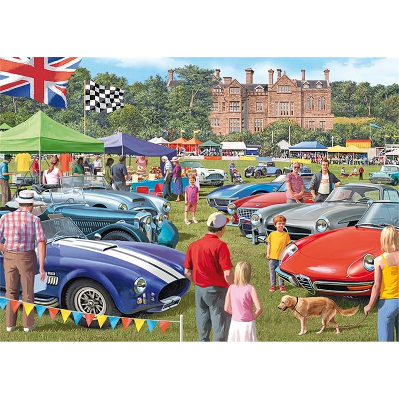 Image secondaire de Jumbo- The Car Show Falcon de Luxe Jan Van Haasteren Puzzle, 11298, Multicolore, 164/170