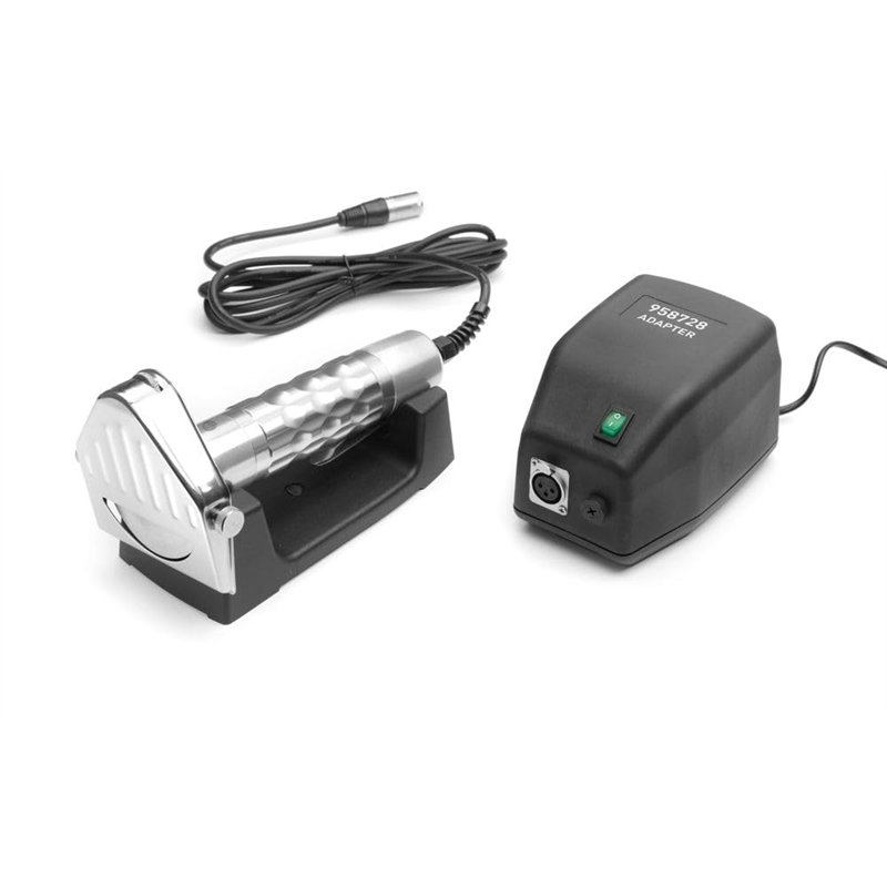 HENDI Couteau à kebab électrique, épaisseur de coupe réglable 0,5-6mm, 8000 RPM, trancheuse à viande Turc Shawarma Döner kebab,