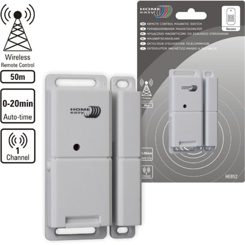 Image secondaire de Home Easy HE852 Détecteur d'ouverture télécommande
