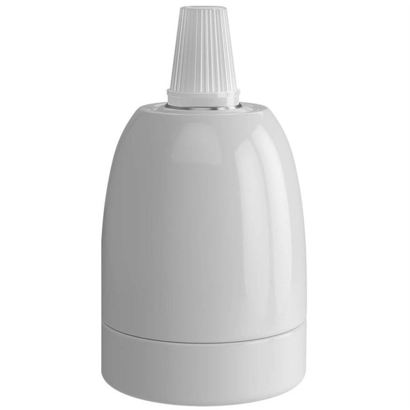 Calex E27 Support de lampe en céramique Blanc 60 W 250 V 47 mm