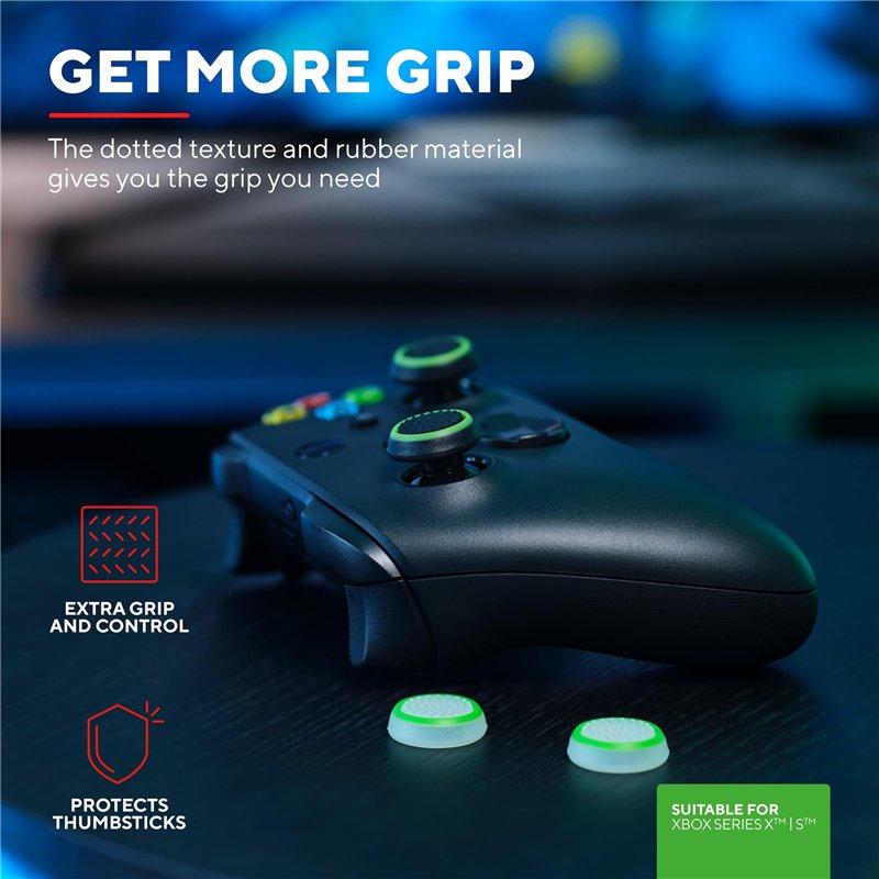 Image secondaire de Trust Gaming GXT 267 Capuchon pour Stick de Manette Xbox Series X/S [4 Pack] Silicone Étui Protection de Pouce, Thump Grips pour
