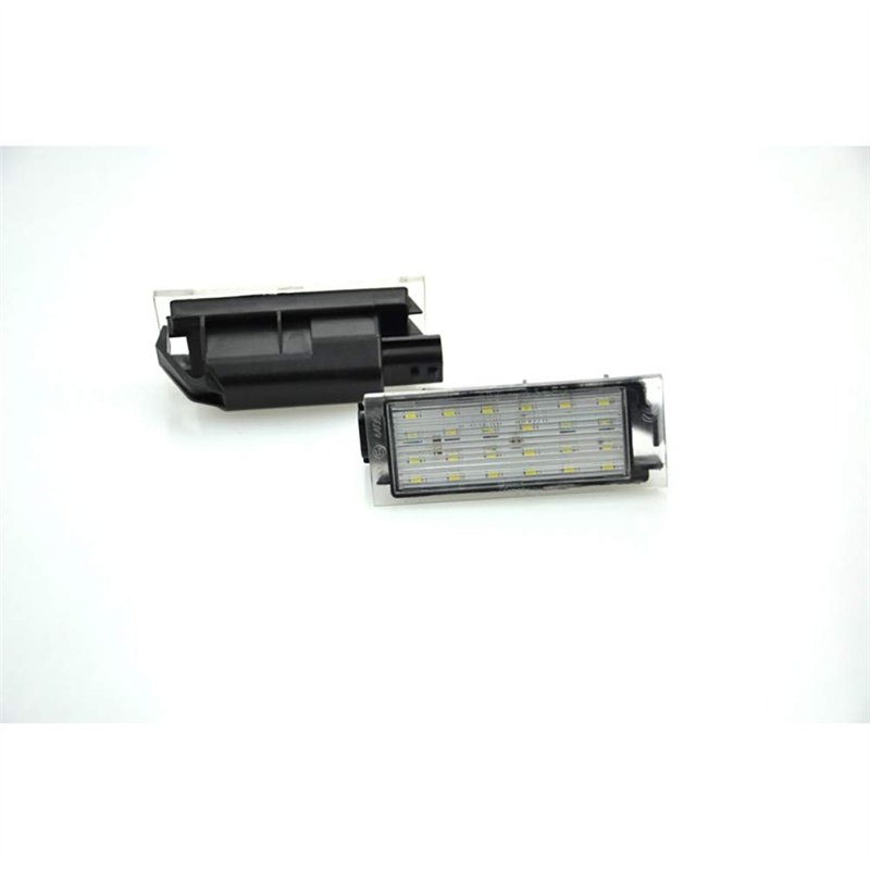 Image secondaire de AUTO-STYLE Feux de plaque d'immatriculation LED compatible avec Renault/Opel divers, Noir