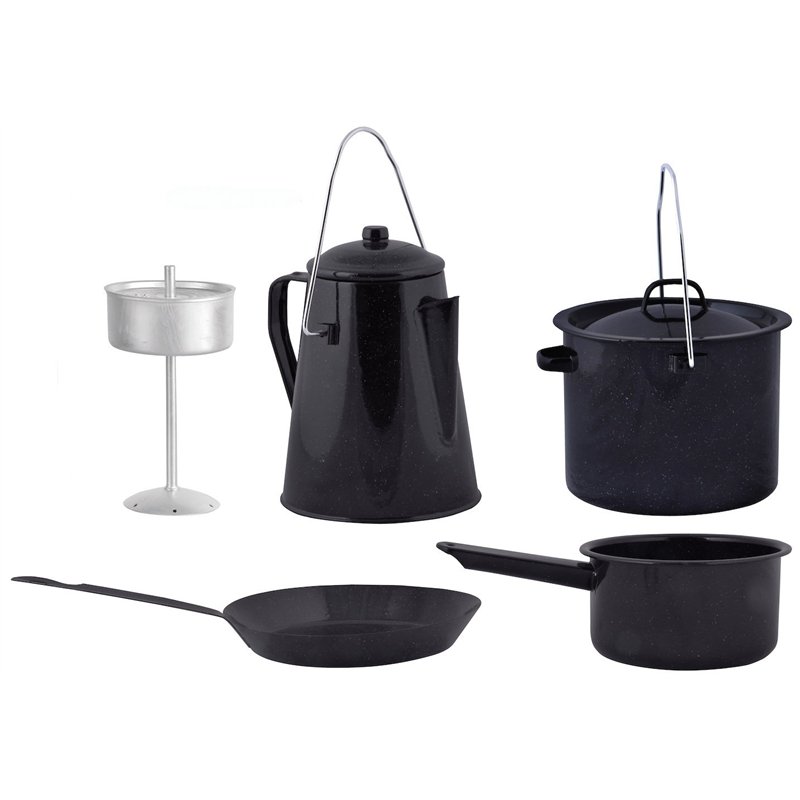 No label 2302100 Batterie de Cuisine Mixte Adulte, Anthracite