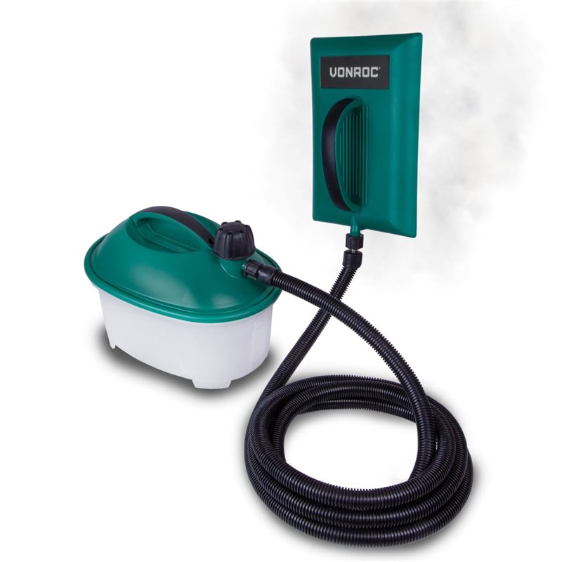 VONROC Décolleuse Papier Peint 2000 W - Réservoir 4,5L, Tuyau 3,5M Inclus - Indicateur Niveau d'Eau, Petite Plaque à Vapeur - De