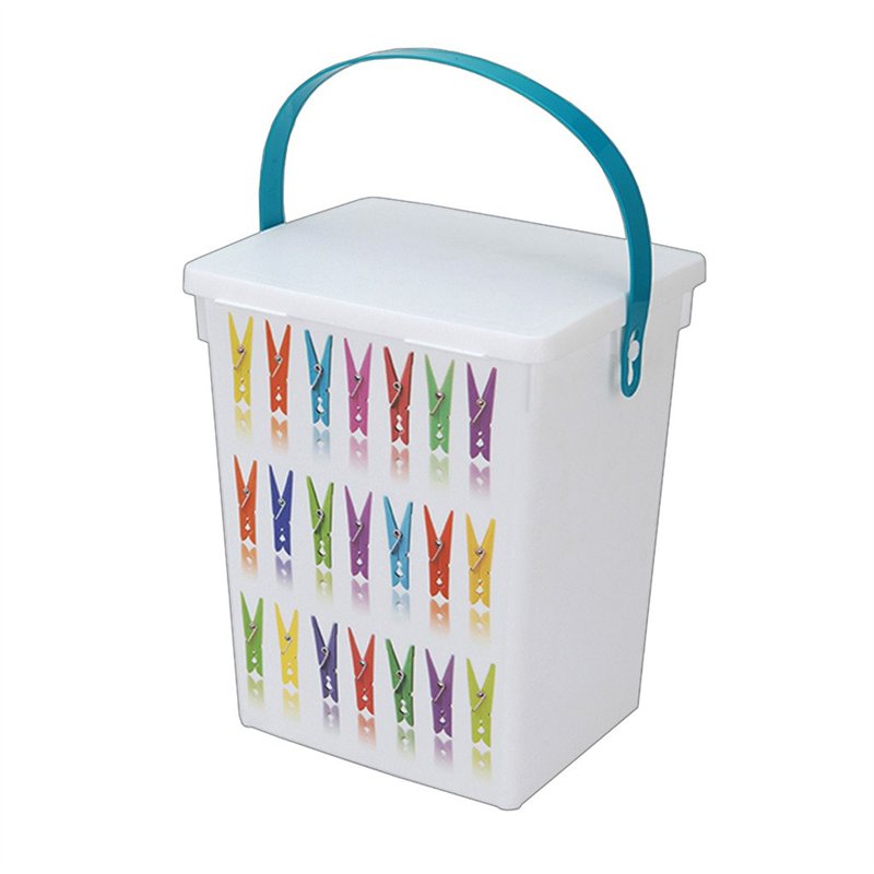 Boîte de rangement Koopman International - Boîte rectangulaire en plastique durable de 19 x 16,5 x 23 cm - Idéal pour les pinces