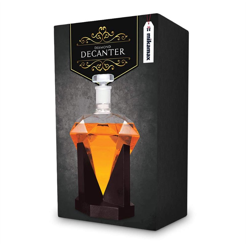 Image secondaire de Mikamax - Carafe à Diamant - Whisky - 850 ML - Fait à la Main