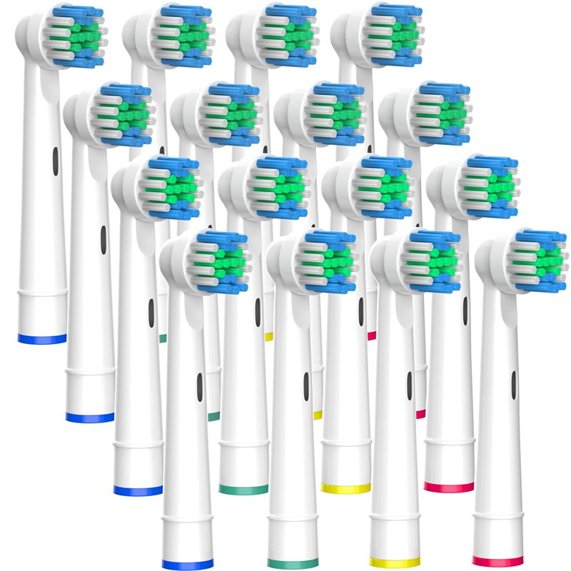 BELADENT Brossettes Pour Brosse À Dents compatible avec Oral-B, Pack De 16 Unités