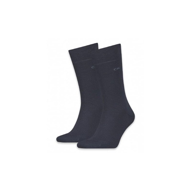 Calvin Klein Classic Chaussettes, Bleu Marine, 43/46 (Lot de 2) Homme
