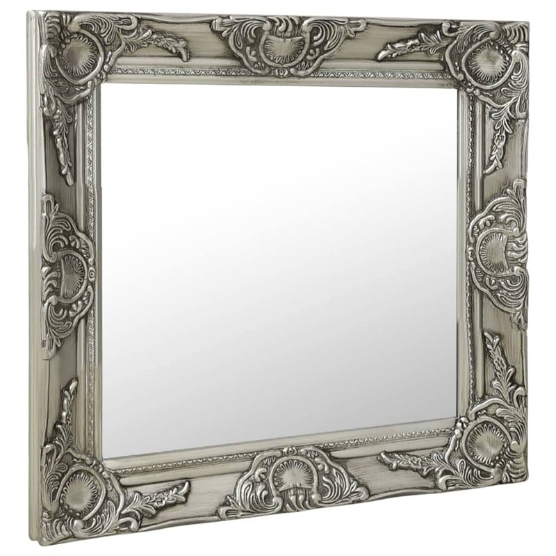 Image secondaire de vidaXL Miroir Mural Style Baroque Argenté 50 x 50 cm