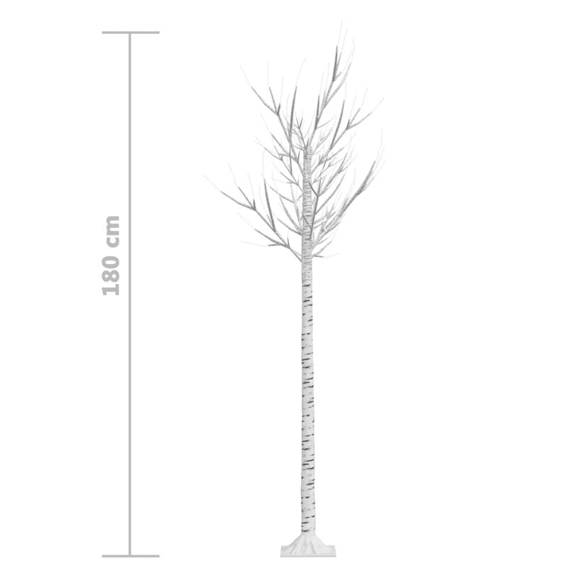 Image secondaire de VXL Sapin de Noël 180 LED Sauce Blanc chaud 1,8 m