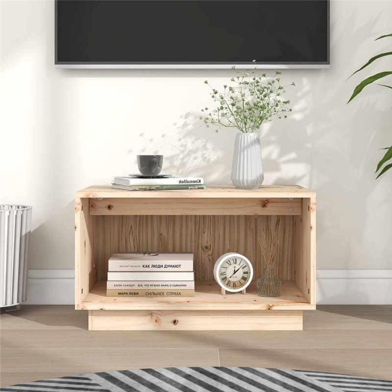 Image secondaire de Meuble TV 60x35x35 cm Bois de pin massif