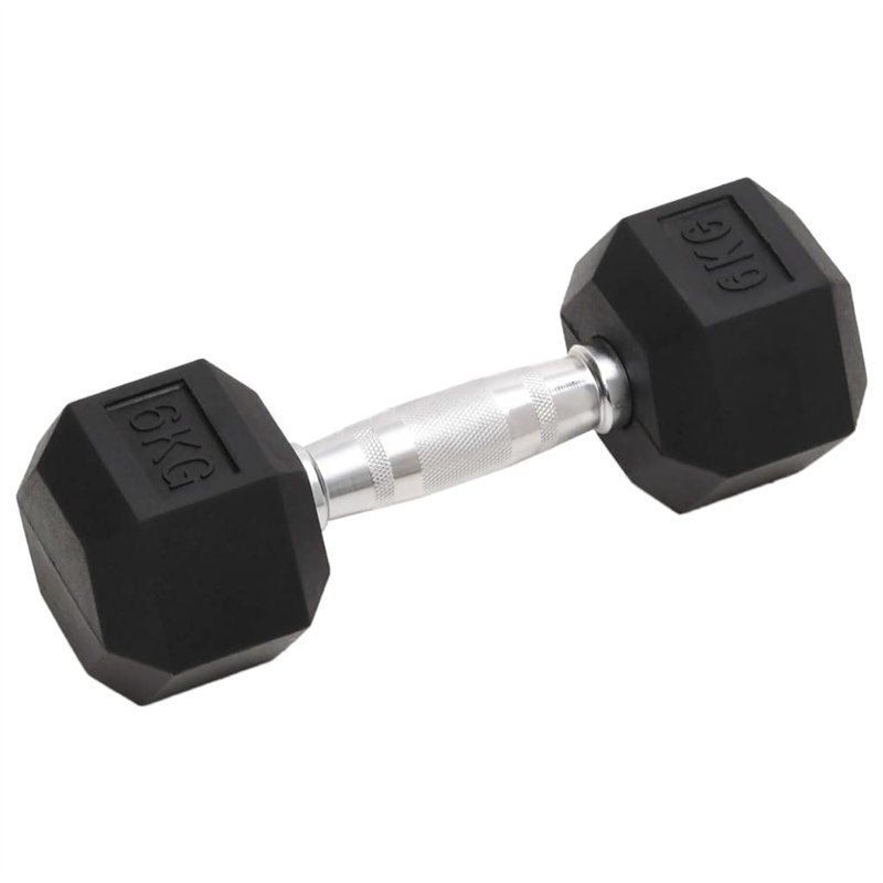 Image secondaire de vidaXL Haltères 2 pcs 12 kg Fonte