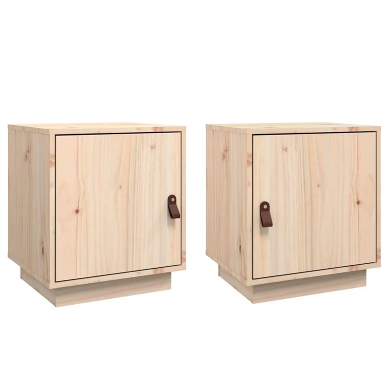vidaXL 2X Tables de Chevet Tables de Nuit Armoires de Chevet Armoires de Lit Meubles de Chambre à Coucher Intérieur 40x34x45 cm