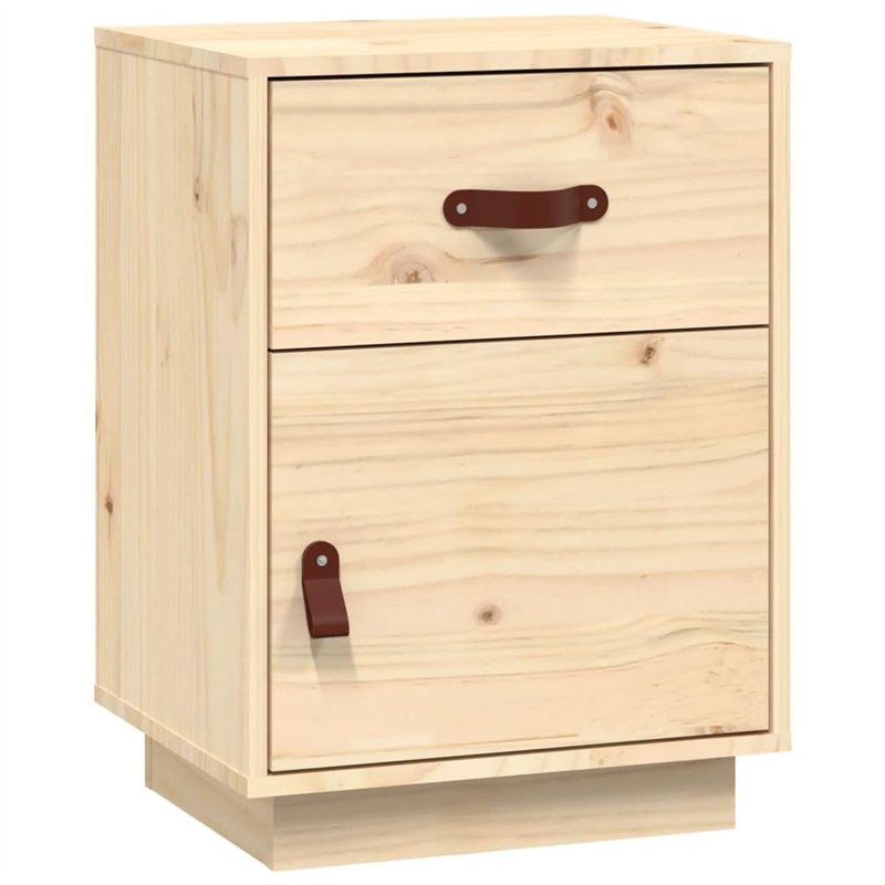 vidaXL Table de Chevet Table de Nuit Armoire de Chevet Armoire de Lit avec Rangement Chambre à Coucher Intérieur 40x34x55 cm Boi