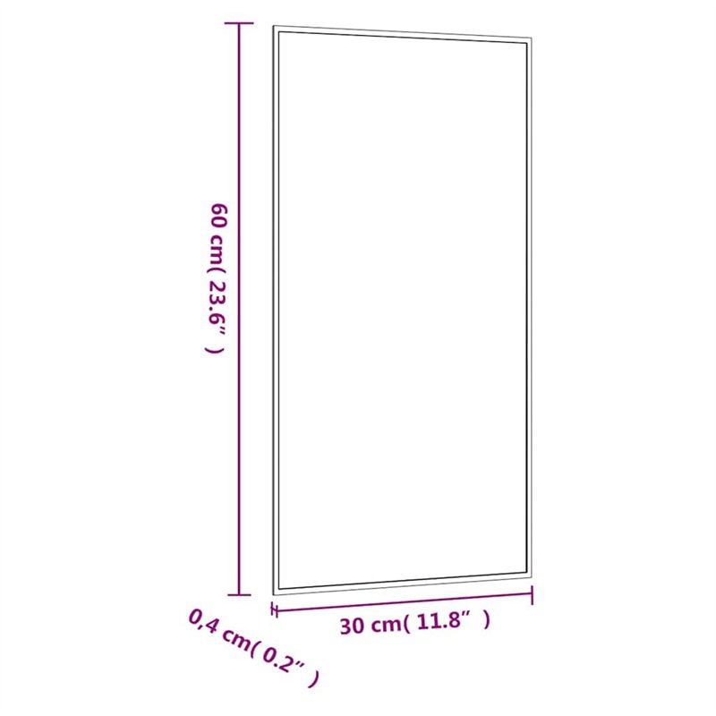 Image secondaire de vidaXL Miroir Murale, Miroir de Maquillage, Miroir de Courtoisie, Décoration Chambre à Coucher Salon Salle de Bain, Moderne, Ver