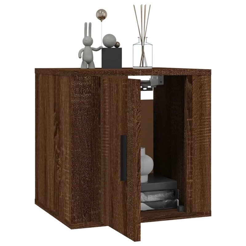 Image secondaire de Meubles TV muraux 2 pcs Chêne marron 40x34,5x40 cm