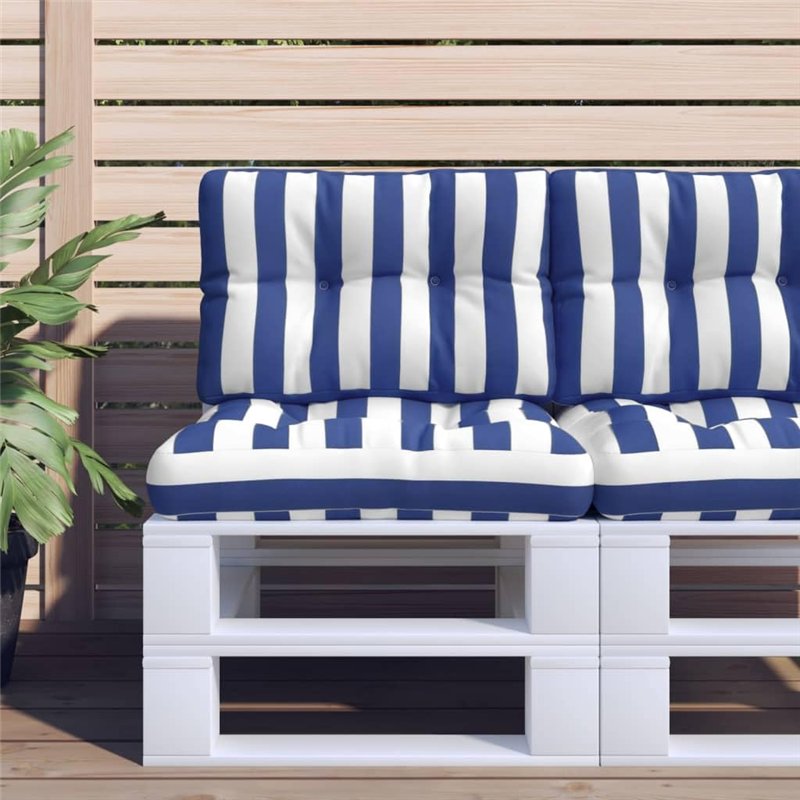 Image secondaire de vidaXL Lot de 2 Coussins de Palette, Coussins de Siège de Salon, Coussins de Canapé de Jardin, Coussins de Chaise Extérieur, Ray