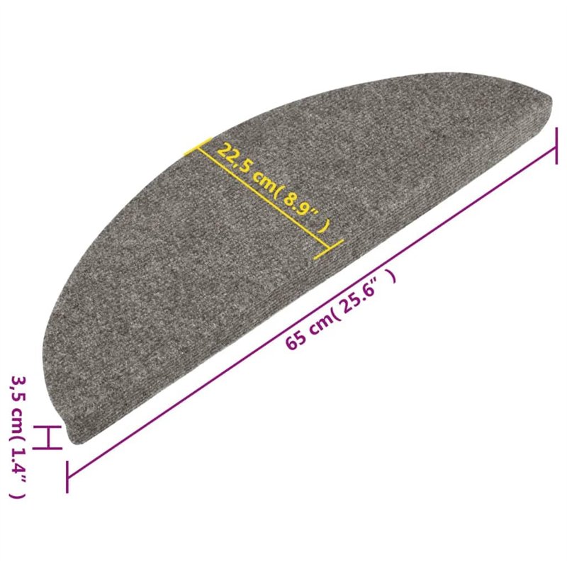 Image secondaire de vidaXL Tapis d'Escalier Auto-adhésifs 10 pcs, Moquettes de Marches Antidérapantes, Protections d'Escalier, Décorations Intérieur