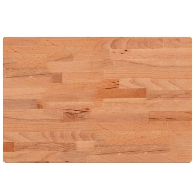 vidaXL Dessus de Table, Plateau de Bureau, Dessus de Table de Remplacement Salle de Séjour, 60x40x4 cm Rectangulaire Bois Massif