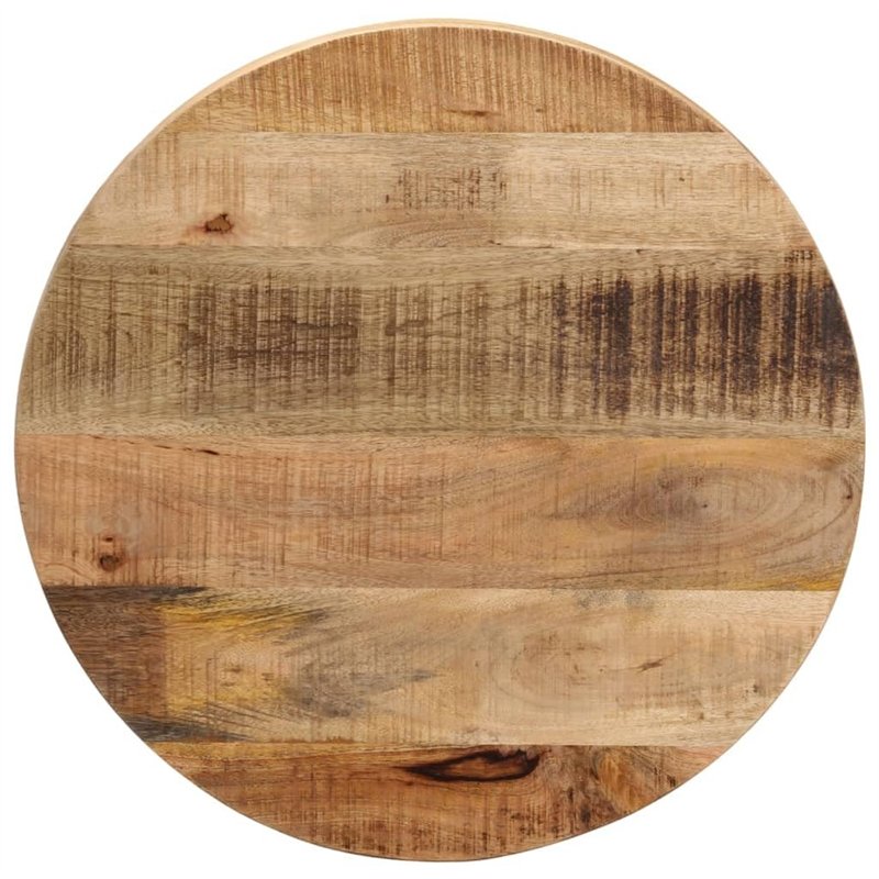 vidaXL Dessus de Table, Dessus de Table de Remplacement, Dessus de Rechange Salle à Manger, Ø 40x1,5 cm Rond Bois Massif de Mang