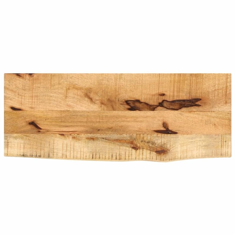 vidaXL Dessus de Table 70x40x2,5 cm Bord Vivant Bois Massif manguier, Dessus de Table en Bois, Dessus de Table d'appoint, Dessus