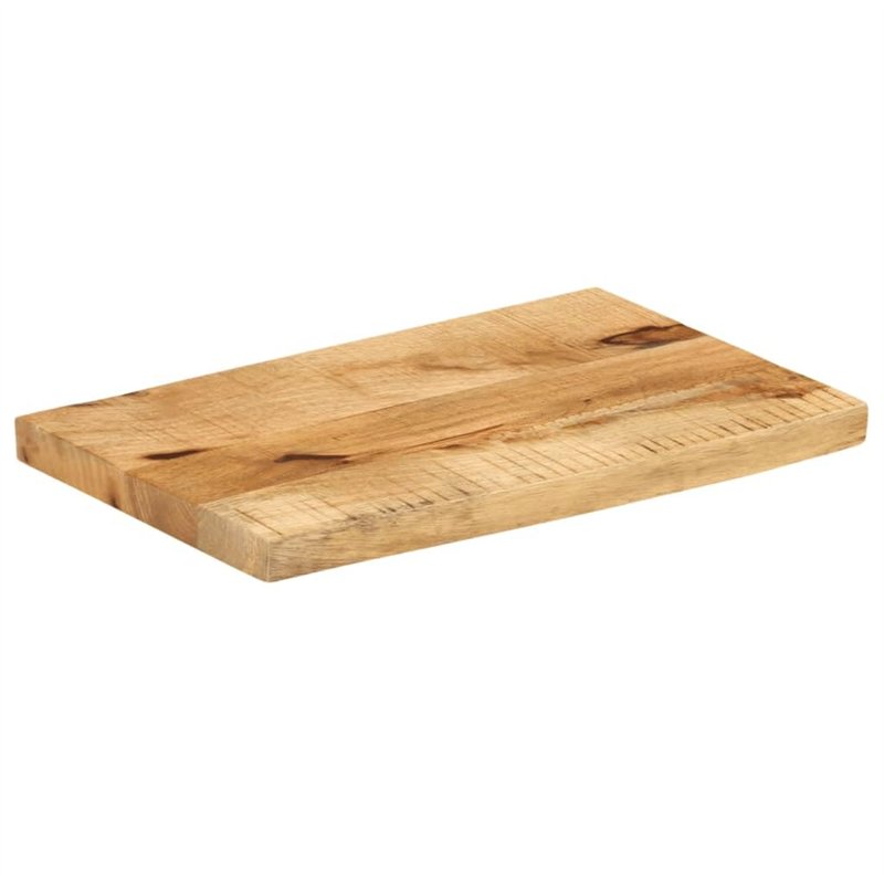 Image secondaire de vidaXL Dessus de Table 40x20x3,8 cm Bord Vivant Bois Massif manguier, Dessus de Table en Bois, Dessus de Table d'appoint, Dessus