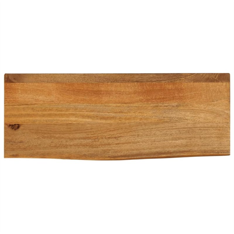vidaXL Dessus de Table à Bord Vivant 80x20x3,8 cm Bois Massif manguier