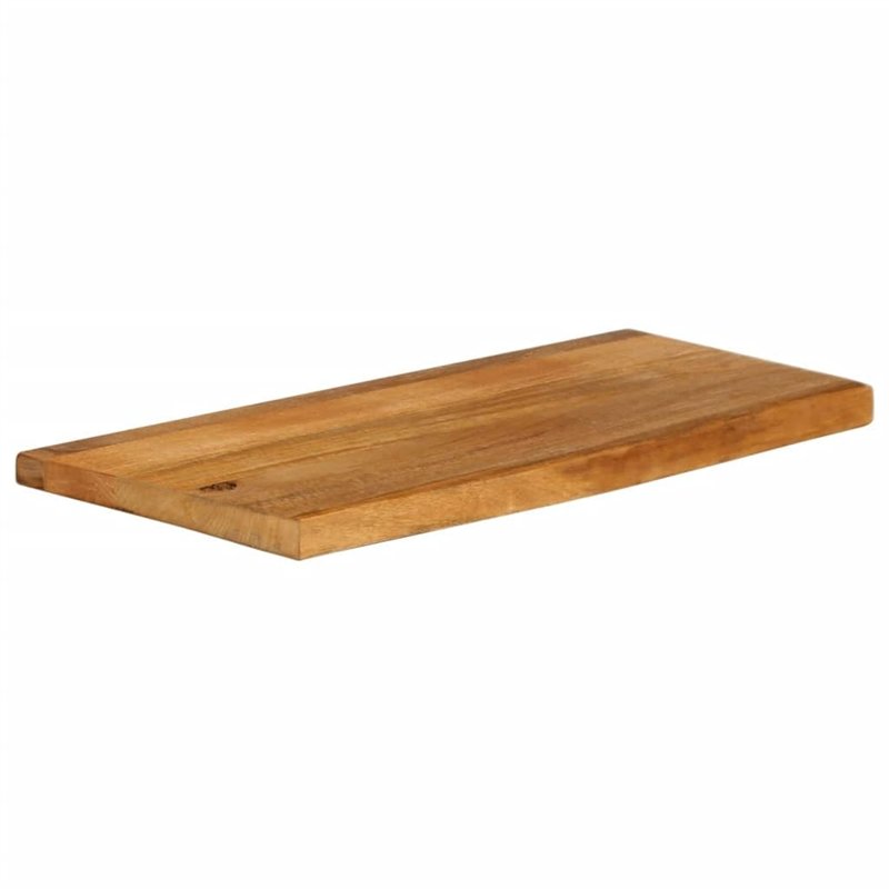 Image secondaire de vidaXL Dessus de Table à Bord Vivant 80x20x3,8 cm Bois Massif manguier