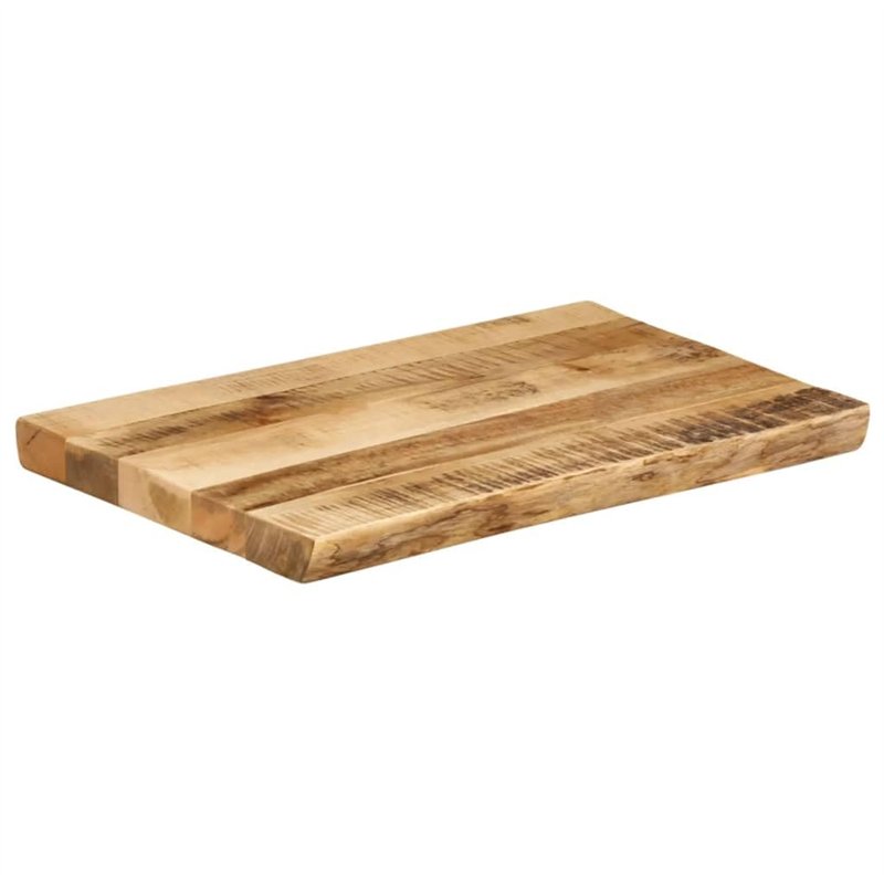 Image secondaire de vidaXL Dessus de Table Bord Vivant 60x40x2,5 cm Bois de manguier Brut, Dessus de Table en Bois, Dessus de Table d'appoint, Dessu