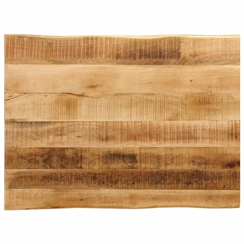 vidaXL Dessus de Table Bord Vivant 70x60x3,8 cm Bois de manguier Brut, Dessus de Table en Bois, Dessus de Table d'appoint, Dessu