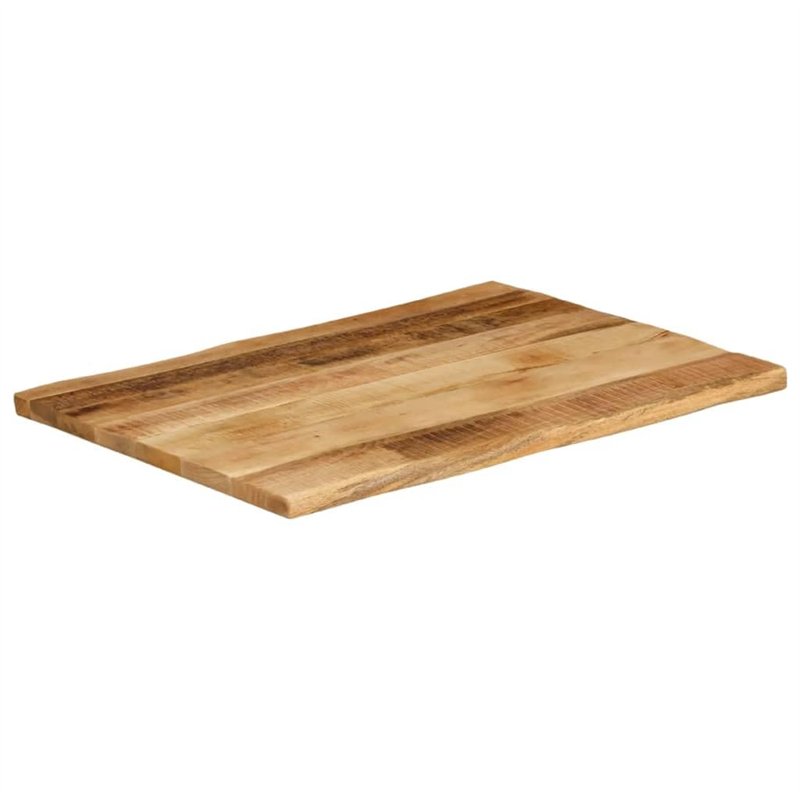 Image secondaire de vidaXL Dessus de Table Bord Vivant 70x60x3,8 cm Bois de manguier Brut, Dessus de Table en Bois, Dessus de Table d'appoint, Dessu