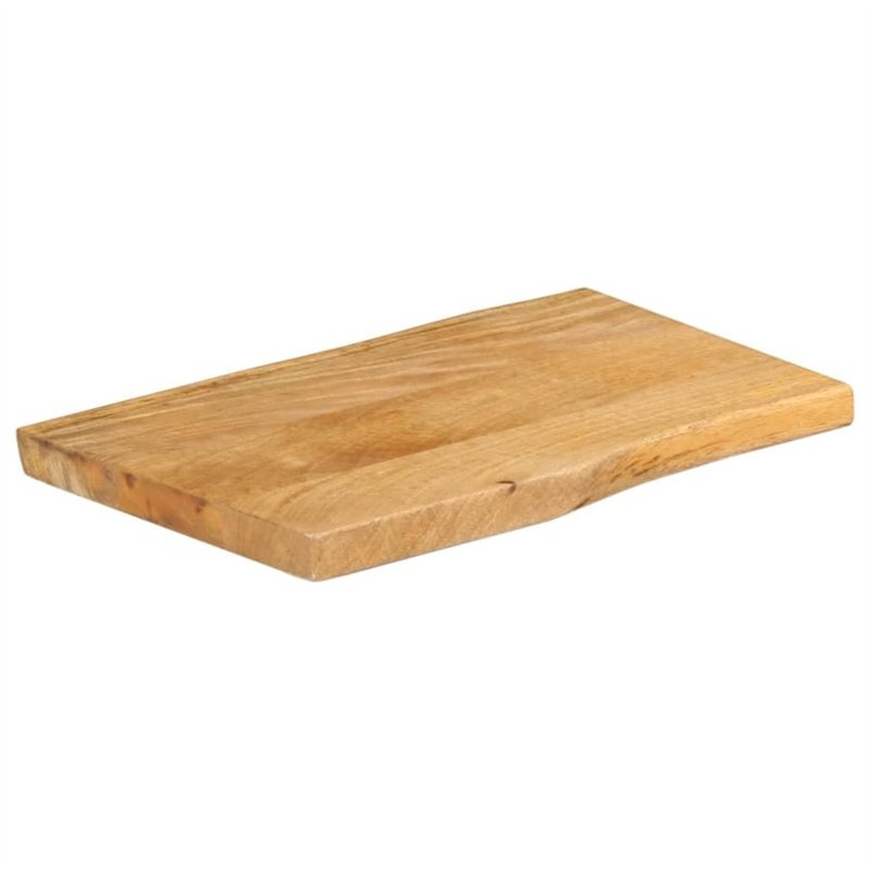 Image secondaire de vidaXL Dessus de Table 70x40x2,5 cm Bord Vivant Bois Massif manguier, Dessus de Table en Bois, Dessus de Table d'appoint, Dessus