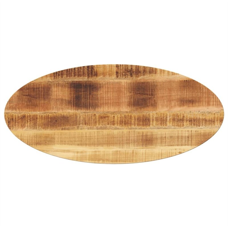 vidaXL Dessus de Table 90x40x2,5 cm Ovale Bois Massif de manguier